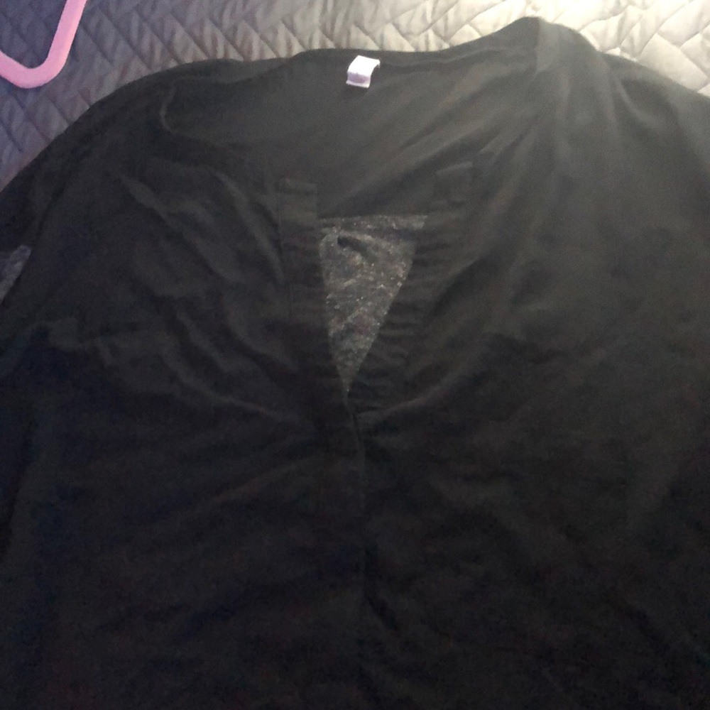 General fawn black and gray long sleeve shirt